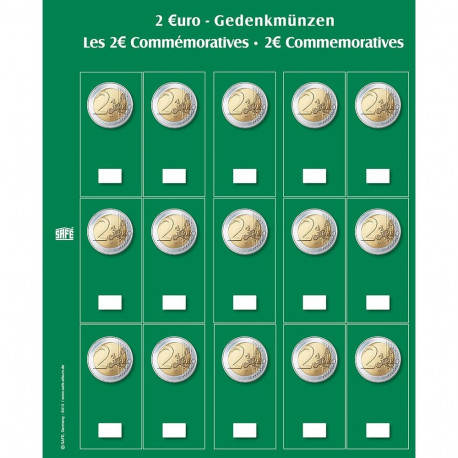 SAFE Premium neutraalsed lisalehed 2€ albumile