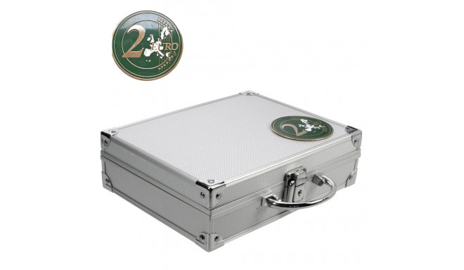 SAFE Aluminium Case for 2€ Coins