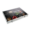 SAFE Aluminum Display Case 12 Compartments