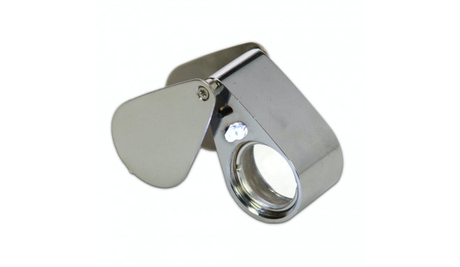 SAFE Metal Precision Magnifier with Light 10x