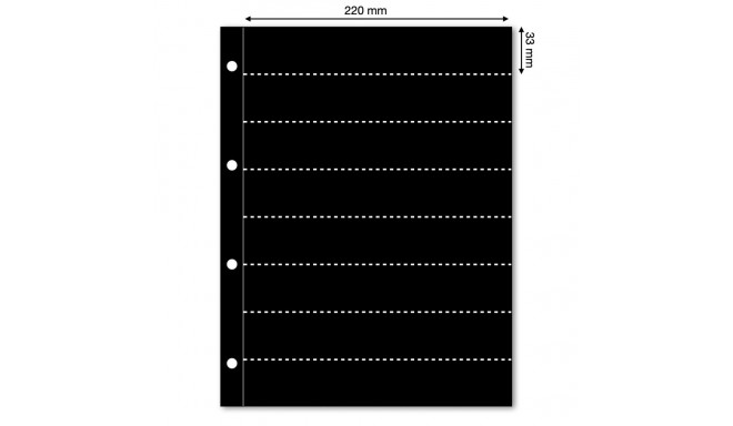 SAFE Compact A4 Eight Strip Black Page