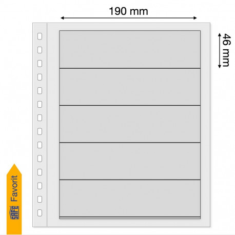 SAFE No. 615 - 5 Pocket Page D-Blank