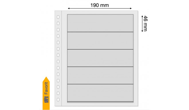 SAFE No. 615 - 5 Pocket Page D-Blank