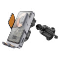 HOCO car holder with wireless charging for air vent 15W HW7 gray