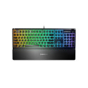 SteelSeries Apex 3 Gaming Keyboard, US Layout, Wired, Black SteelSeries Apex 3  Gaming keyboard, IP3