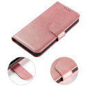 Magnet Case pro Samsung A15 s klopou a peněženkou - růžové