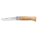 KNIFE OPINEL STAINLESS STEEL NR 8 ANIMAL (BOAR)