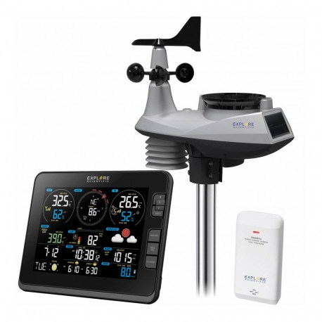 BRESSER Professional 7-in-1 Wi-Fi Weather Station with Light Intensity and UV Measurement