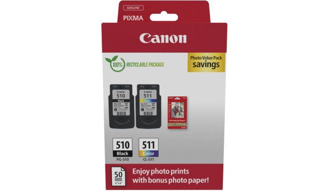 Canon ink cartridge PG-510/CL-511 Value Pack