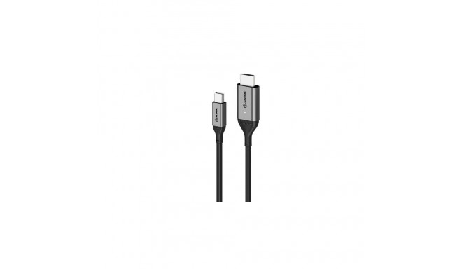 ALOGIC ULMDPHD02-SGR video cable adapter 2 m HDMI Type A (Standard) Mini DisplayPort Black, Silver