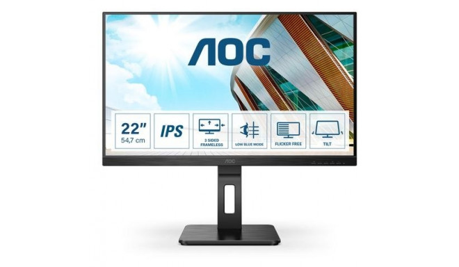 AOC P2 22P2Q LED display 54.6 cm (21.5&quot;) 1920 x 1080 pixels Full HD Black