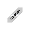 Brother TZE-M951 label-making tape Black on silver