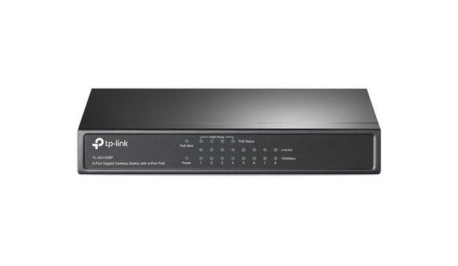 TP-Link 8-Port Gigabit Desktop PoE Switch with 4-Port