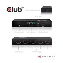 CLUB3D HDMI™ 2.0 UHD 4K60Hz SwitchBox 4 ports and included IR Remote control