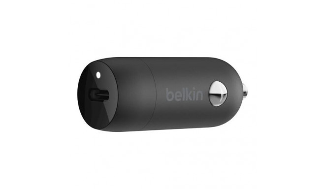 Belkin Boost Charge 20W USB-C Power Delivery Car Charger, Black