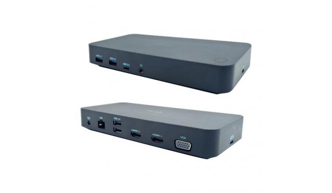 i-tec USB 3.0/USB-C/Thunderbolt, 3x Display Docking Station + Power Delivery 100W