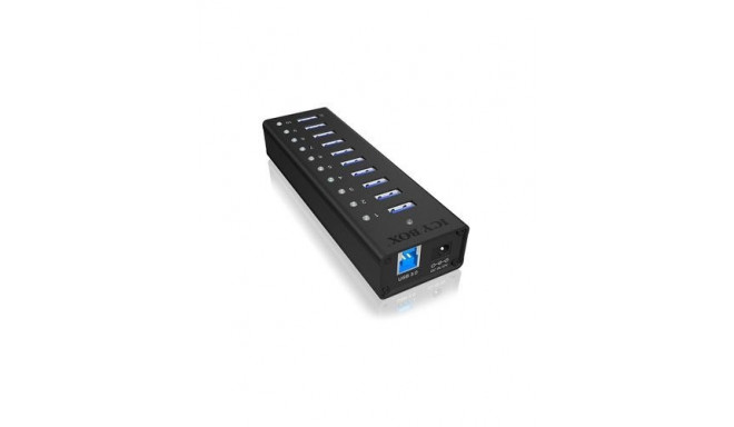 ICY BOX IB-AC6110 USB 3.2 Gen 1 (3.1 Gen 1) Type-B 5000 Mbit/s Black