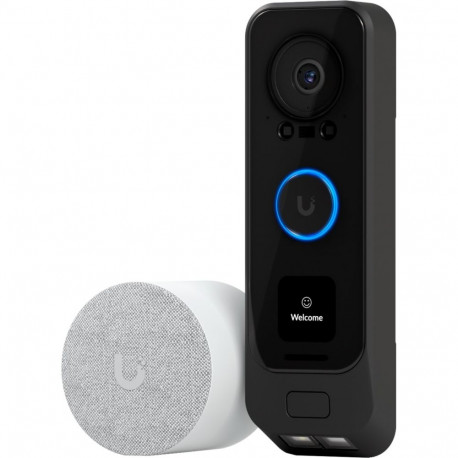 Unifi Protect uksekell G4 professionaalne PoE komplekt, must