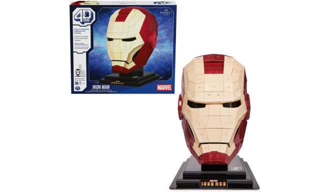 Spin Master 4D Build - Marvel Iron Man Helmet, Model Building