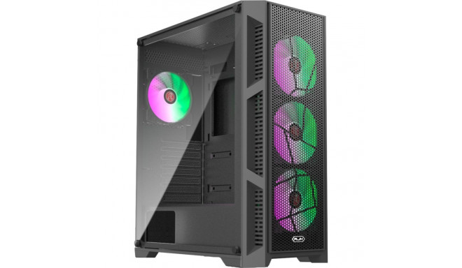 RAIJINTEK Arcadia III MS4, tower case (black, tempered glass)