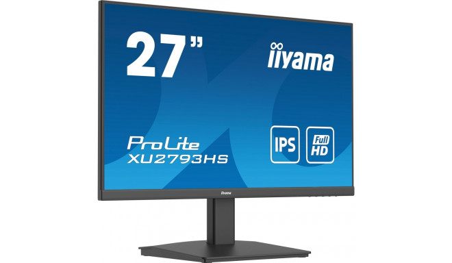 iiyama ProLite XU2793HS-B6, LED monitor - 27 -  black (matt), FullHD, IPS, AMD Free-Sync, 100Hz pane