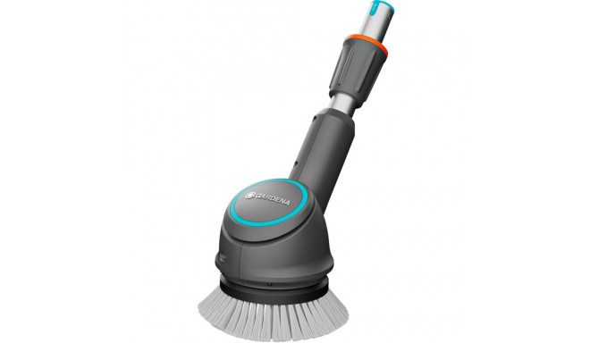 GARDENA disc brush attachment, for cordless multi-cleaner AquaBrush, washing brush (grey/turquoise, 