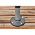 GARDENA patio hose box RollUp M, 20 meters, hose reel (grey/white, incl. cleaning syringe)