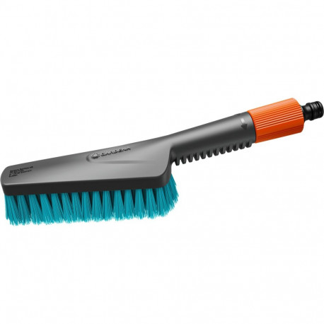 GARDENA Cleansystem hand brush S hard, washing brush (grey/turquoise)