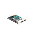 DeLOCK PCI Express x4 card for 2 x external USB 10 Gbps Type-A socket, USB controller