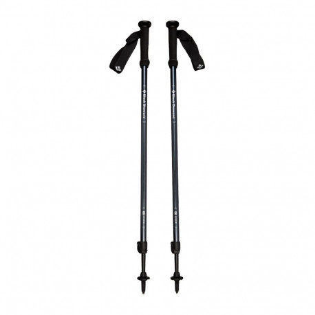 Black Diamond Trekking Poles Explorer 2, Fitness Equipment (Black, 1 Pair, 100 to 140 cm)