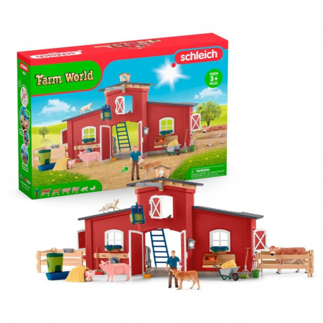 Farm World Große Farm mit Tieren & Zubehör