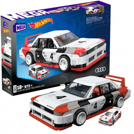 Mattel MEGA Hot Wheels Collector Audi 90 Quattro IMSA GTO, construction toy (scale 1:24)
