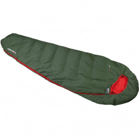 Mumienschlafsack Pak 600 ECO (dunkelgrün/rot)