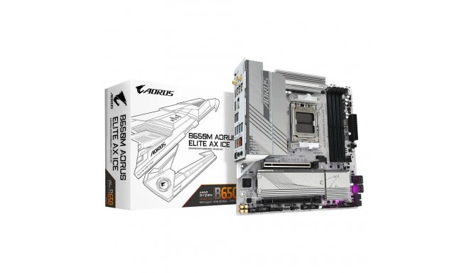 AORUS B650M ELITE AX ICE, hõbedane