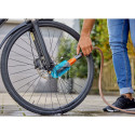 GARDENA Cleansystem bicycle brush set, washing brush (grey/turquoise, incl. 10 soap sticks)