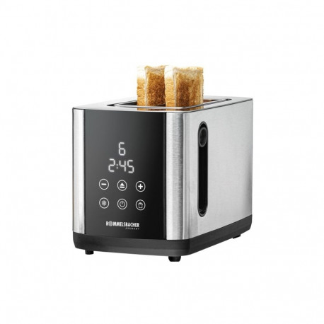Toaster Sunny TO 850 (edelstahl/schwarz, 800 Watt, für 2 Scheiben Toast)