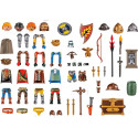 PLAYMOBIL 71487 My Figures: Knights of Novelmore, construction toy
