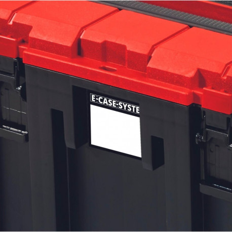 süsteemkohver E-Case M, must/punane