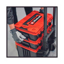 Einhell system case E-Case L, tool box (black/dark red, with wheels)