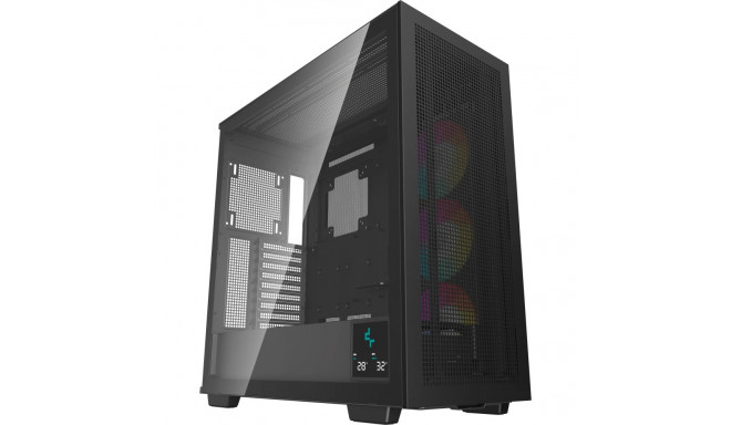 DeepCool MORPHEUS, tower case (black, tempered glass)