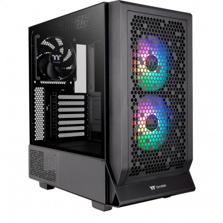 Ceres 330 TG ARGB  (schwarz, Tempered Glass)