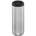 Klean Kanteen drinking bottle TKWide VI vacuum insulated, 473ml (stainless steel (brushed), with bla