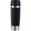 Emsa TRAVEL MUG Classic Grande thermal mug (black/stainless steel, 0.5 liters)