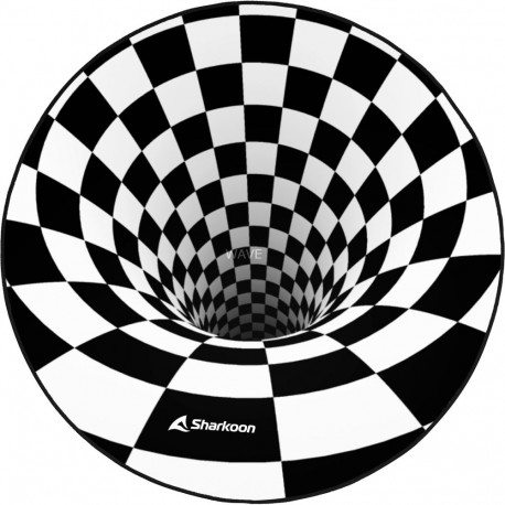 SKILLER SFM12 3D Vortex (schwarz/weiß, Ø 120cm)