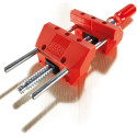 BESSEY screw clamp S10 (red, 100mm, incl. 2 table clamps)