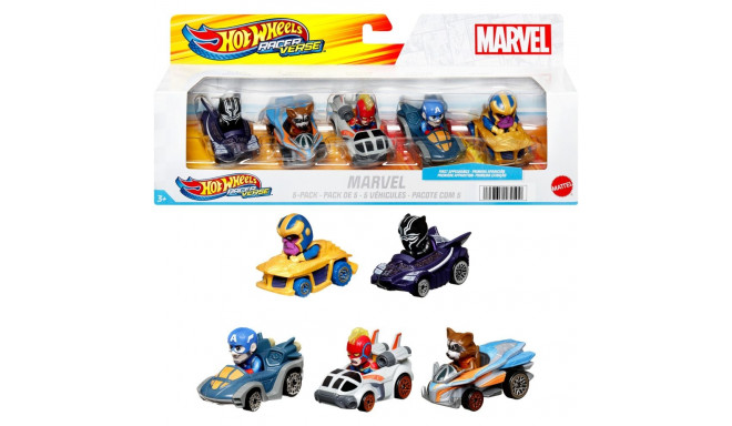 Hot Wheels Racerverse Marvel 5-Pack Toy Vehicle