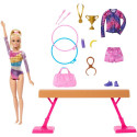 Mattel Barbie Careers Refresh Gymnastics Playset Doll