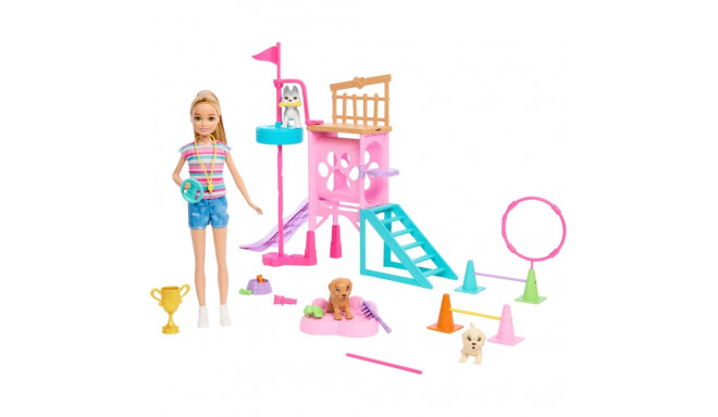 Mattel Barbie Family & Friends Stacie's Puppy Playground Playset Doll