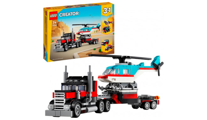 LEGO 31146 Creator 3-in-1 Lowbed Helicopter Construction Toy