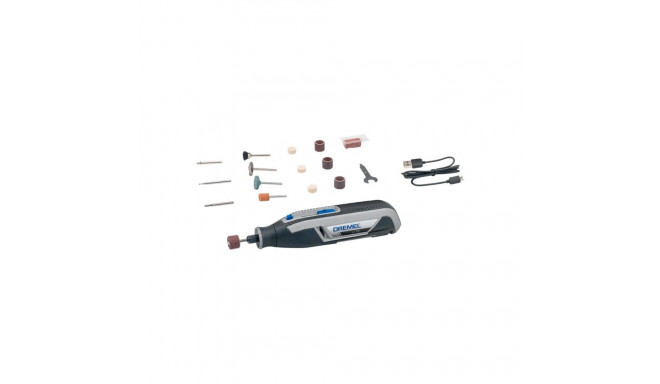 Dremel Lite 7760-15, cordless multifunctional tool 3.6 volts (gray, Li-ion battery 2Ah, 15-piece acc